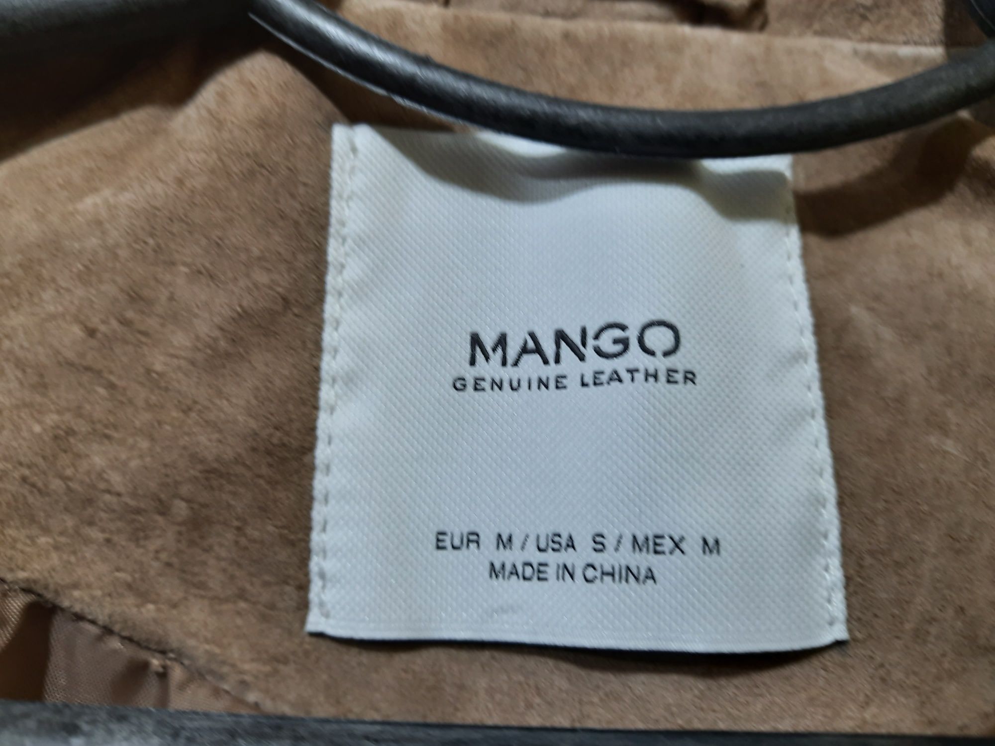 Mango куртка косуха замша, М