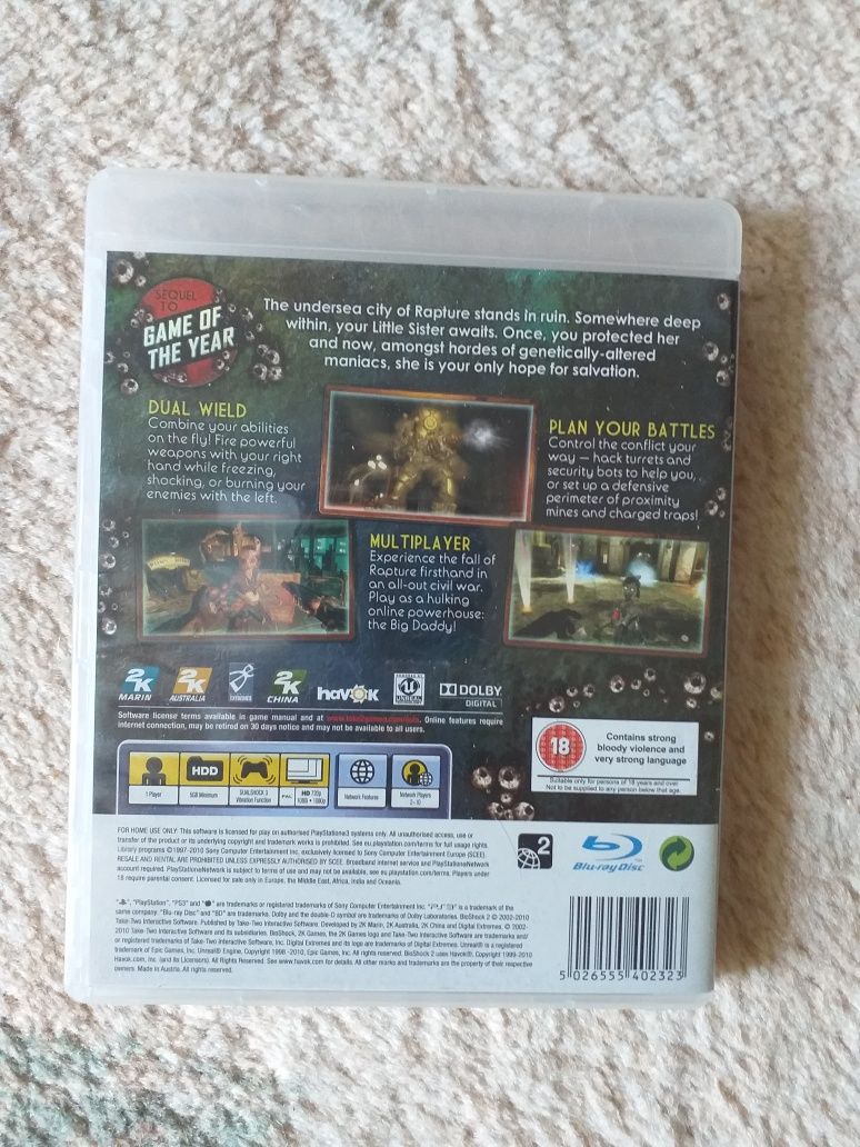 Bioshock 2 PS3 Idealna
