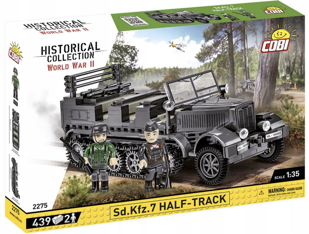 Klocki cobi 2275 Half-Track ciągnik artyleryjski