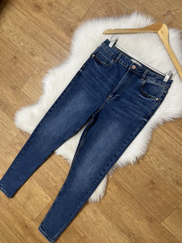 14 розмір якісні джинси скінні skinny висока посадка тягнуться