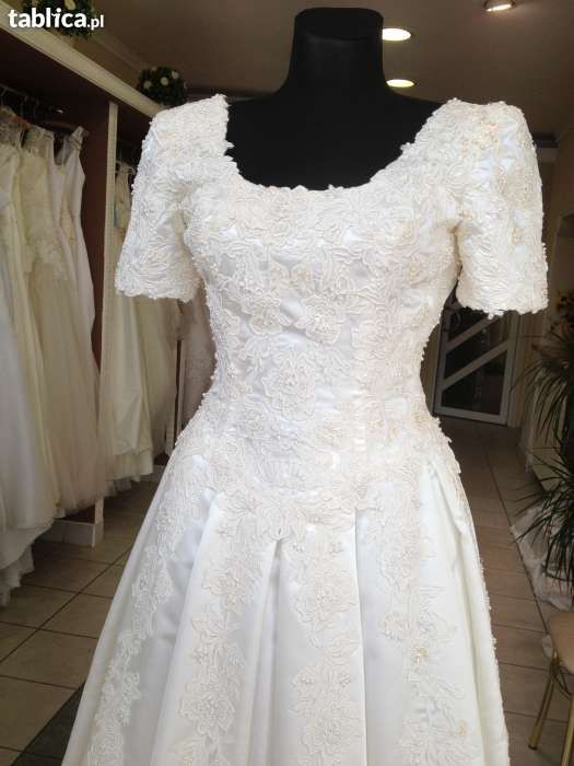 Promocja!!!DEMETRIOS (USA-Las Vegas) ekskluzywna suknia ślubna roz.34