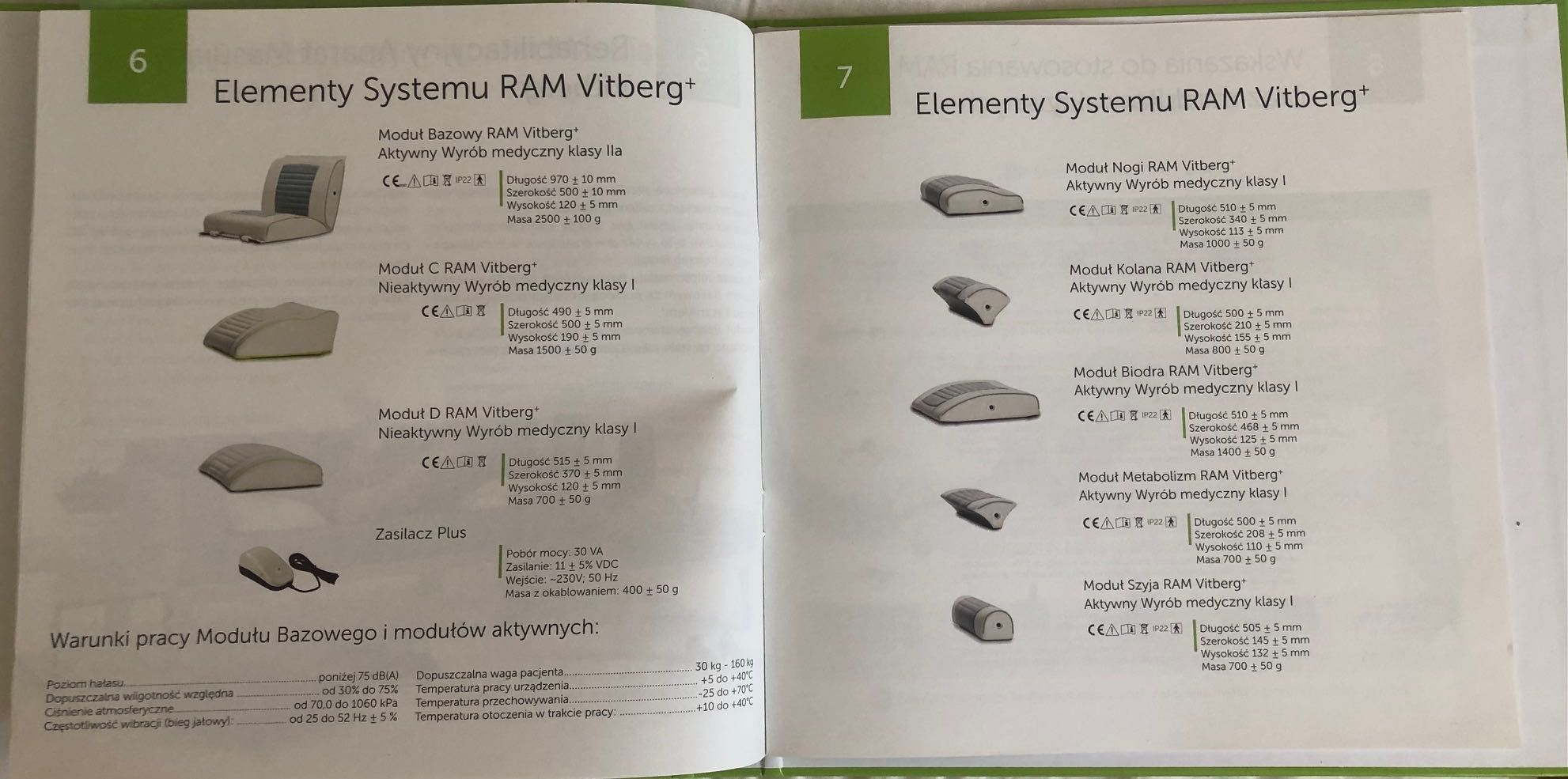 Vitberg RAM + plus Modul C i Moduł Nogi