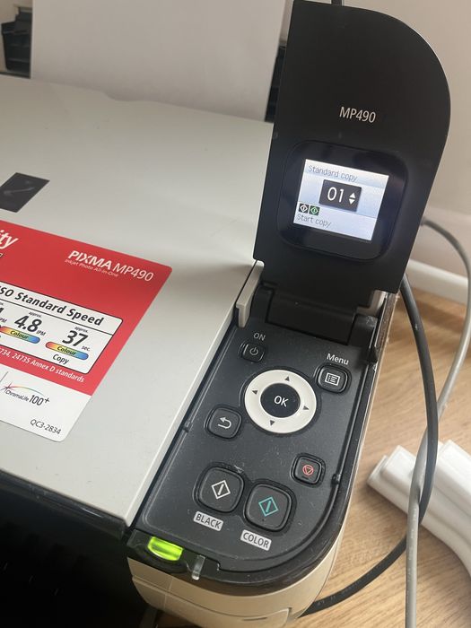 Canon pixma MP490 drukarka urzadzenie wielofunkcyjne skaner sprawna