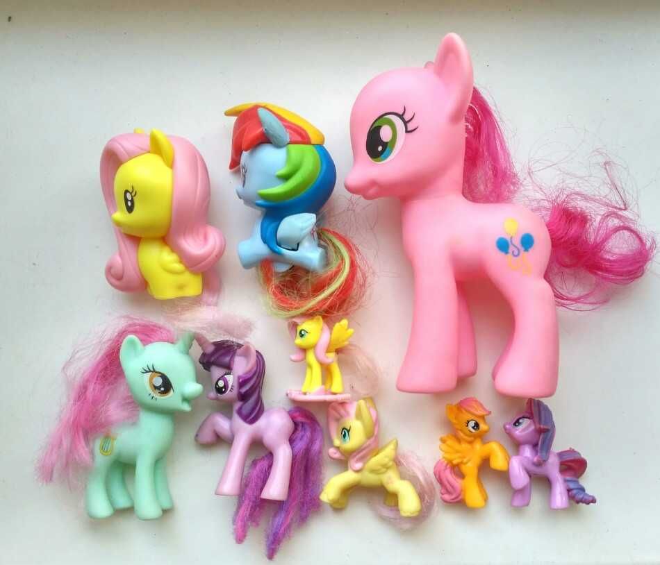 Моя маленька пони my little pony лошадки фигурки киндер понi