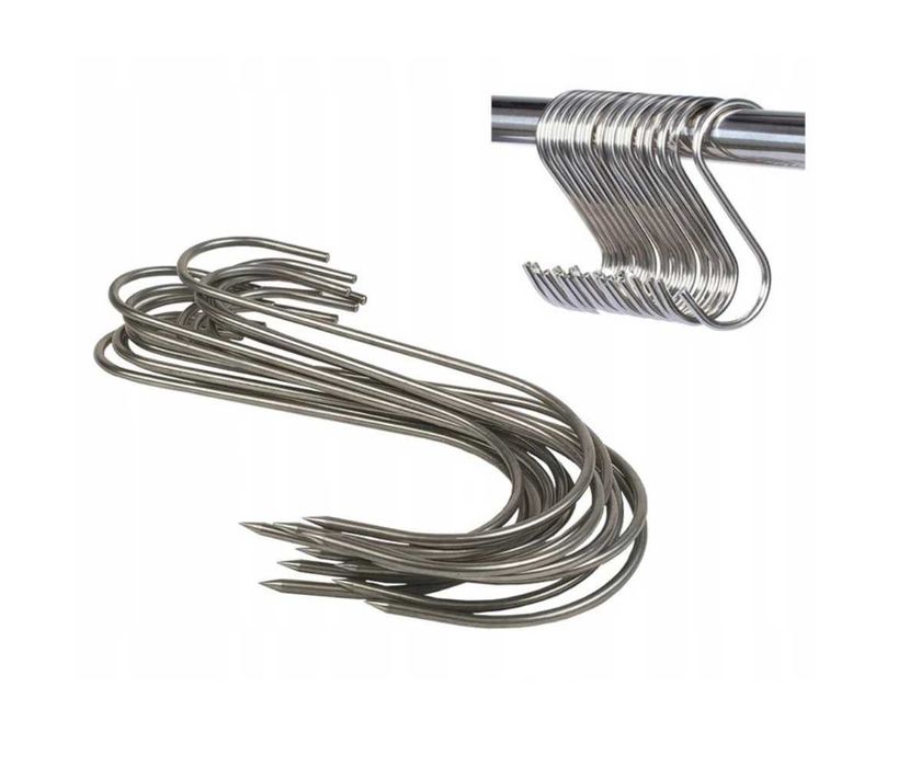 Haki Wędzarnicze Hak Do Wędzarni Wędzenia Wędlin Kiełbas Haczyki 20 Sz