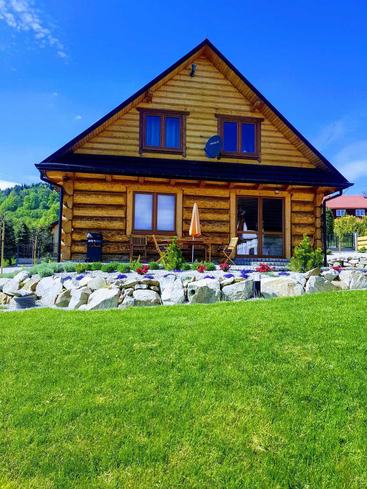 Beskidzka Chata. Dom, domek do wynajęcia w górach, Beskidy, wakacje.