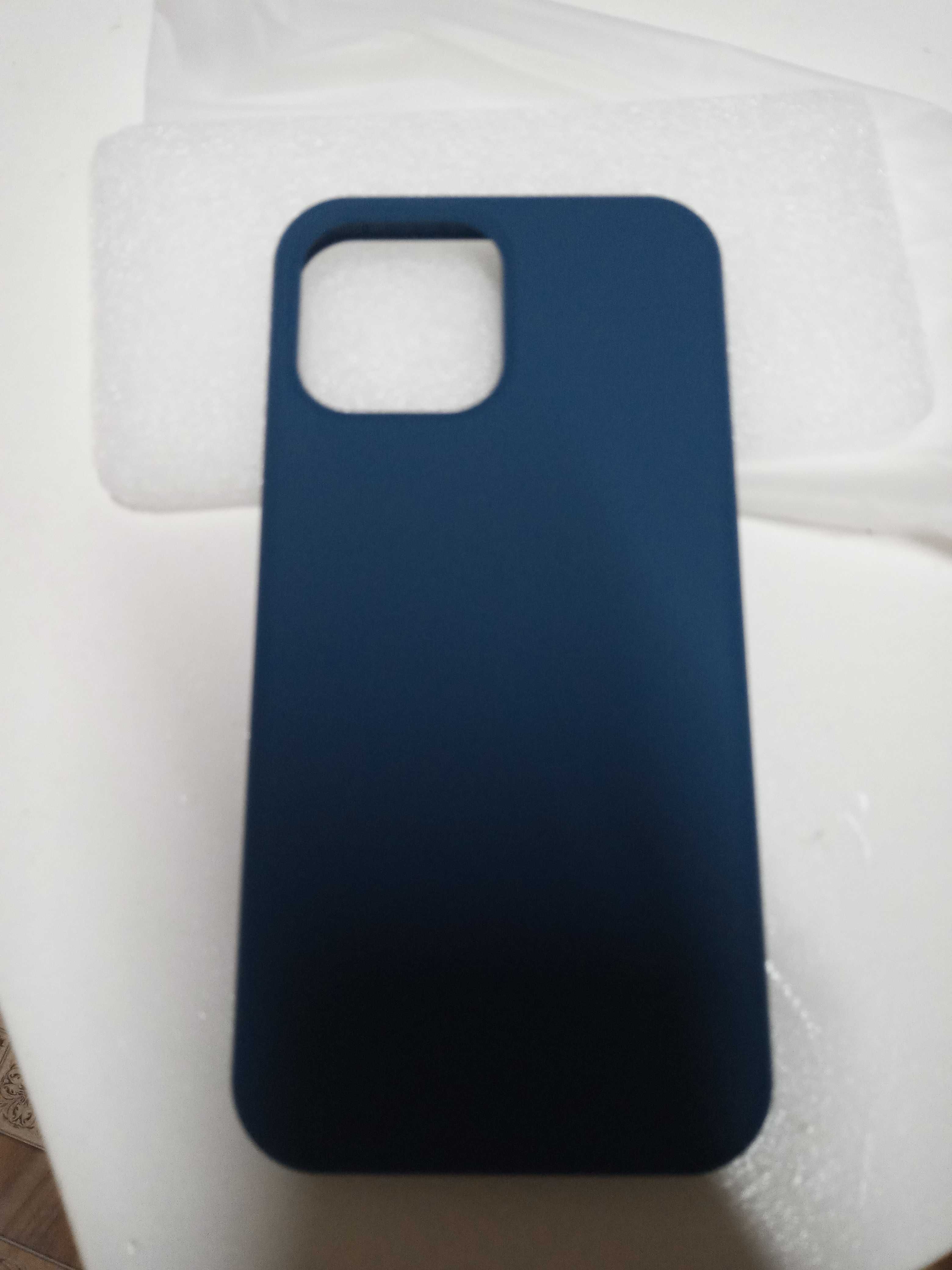 Silicone case iphone 13 Pro Max niebieski