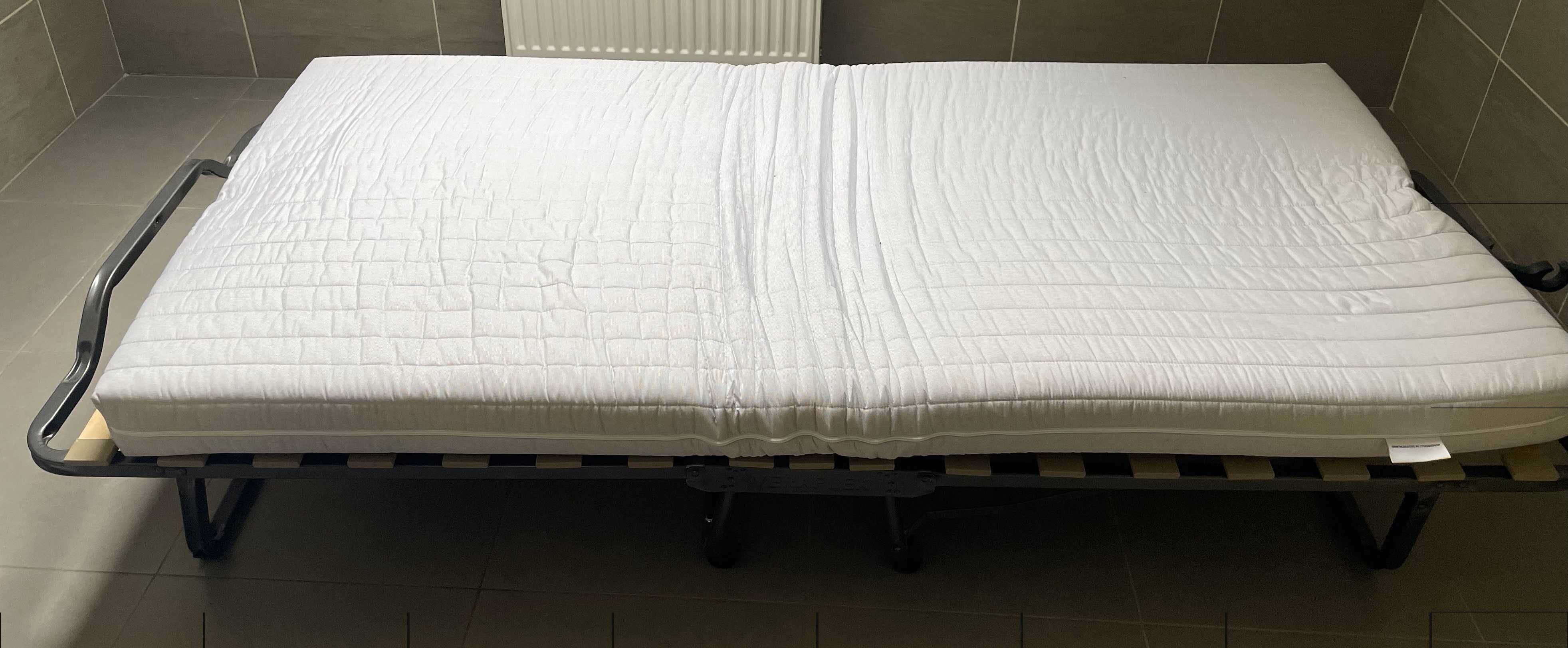 Łóżko składane z materacem Memory Foam 90x200 cm + faktura VAT