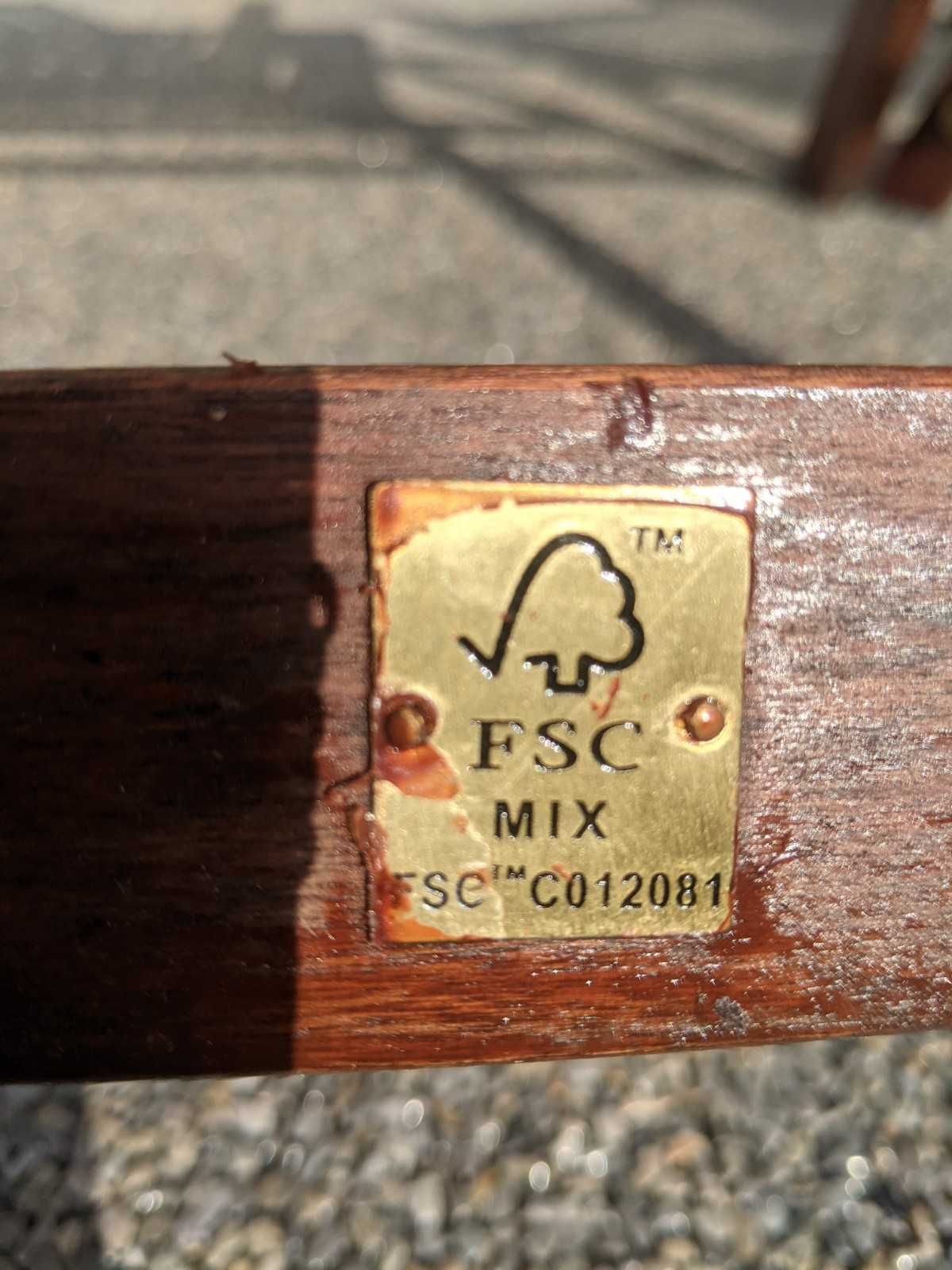 Fotele drewniane ogrodowe 5 Stopni oparcia