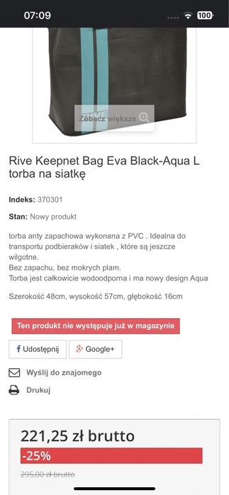 Torba na siatki Rive rozmiar L