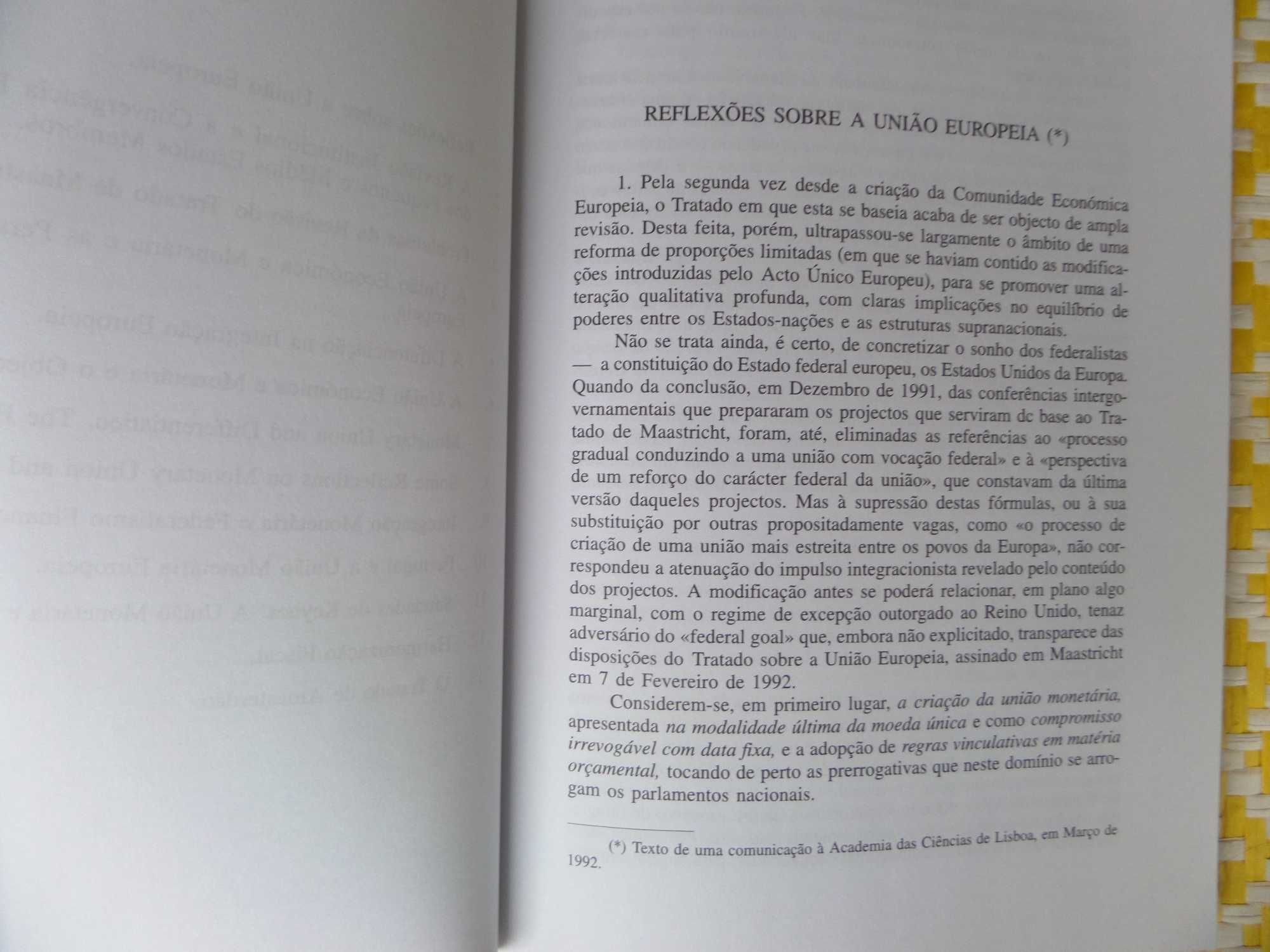 De Maastricht a Amesterdão - Problemas da União Monetária Europeia