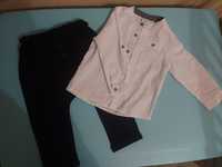 Святковий набір для хлопчика,біла сорочка і чорні штани LC Waikiki 12-
