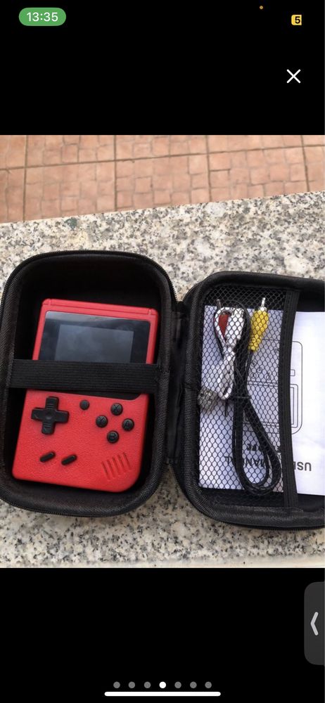 Consola retro com 400 jogos nova