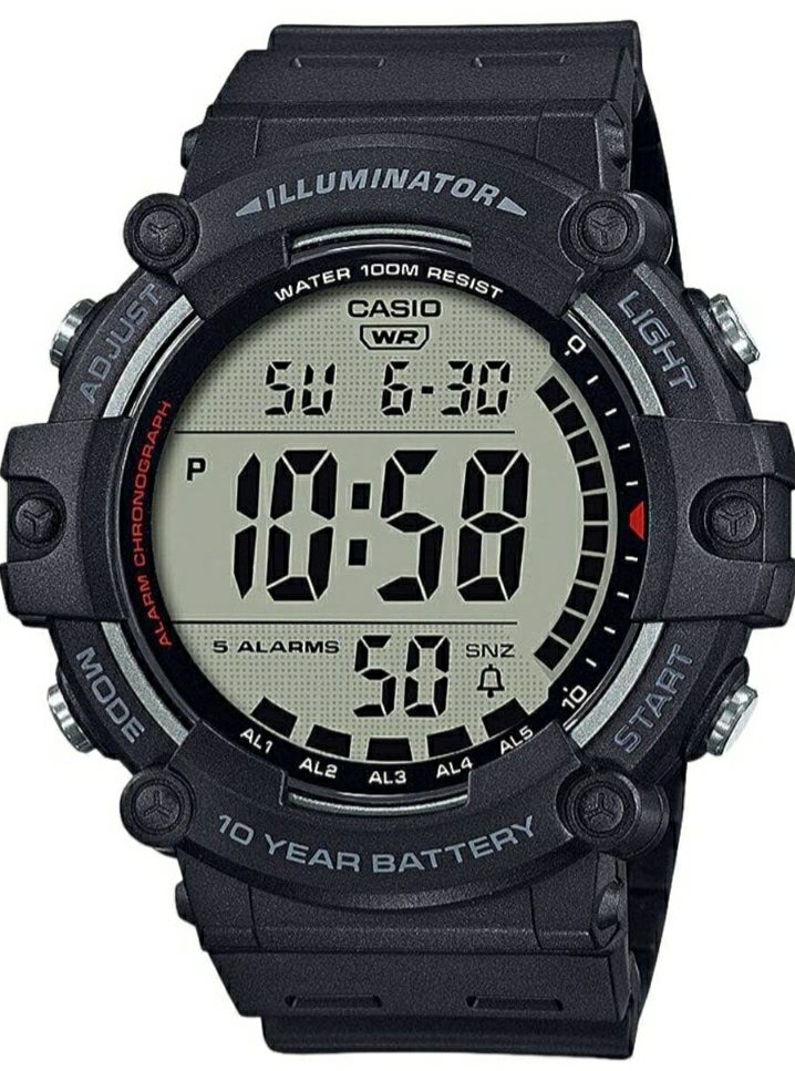 CASIO Zegarek nadgarstkowy / 100m water resist / 50 mm średnica