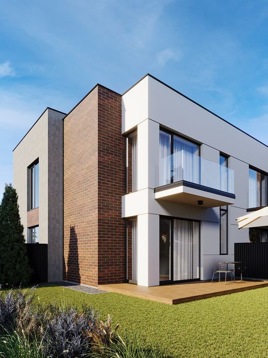 Таунхаус у Крихівцях 93.7 м² з власною ділянкою та розтермінуванням