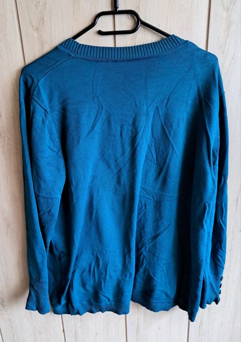 Sweter sweterek butelkowa zieleń roz 44/XXL super ładny