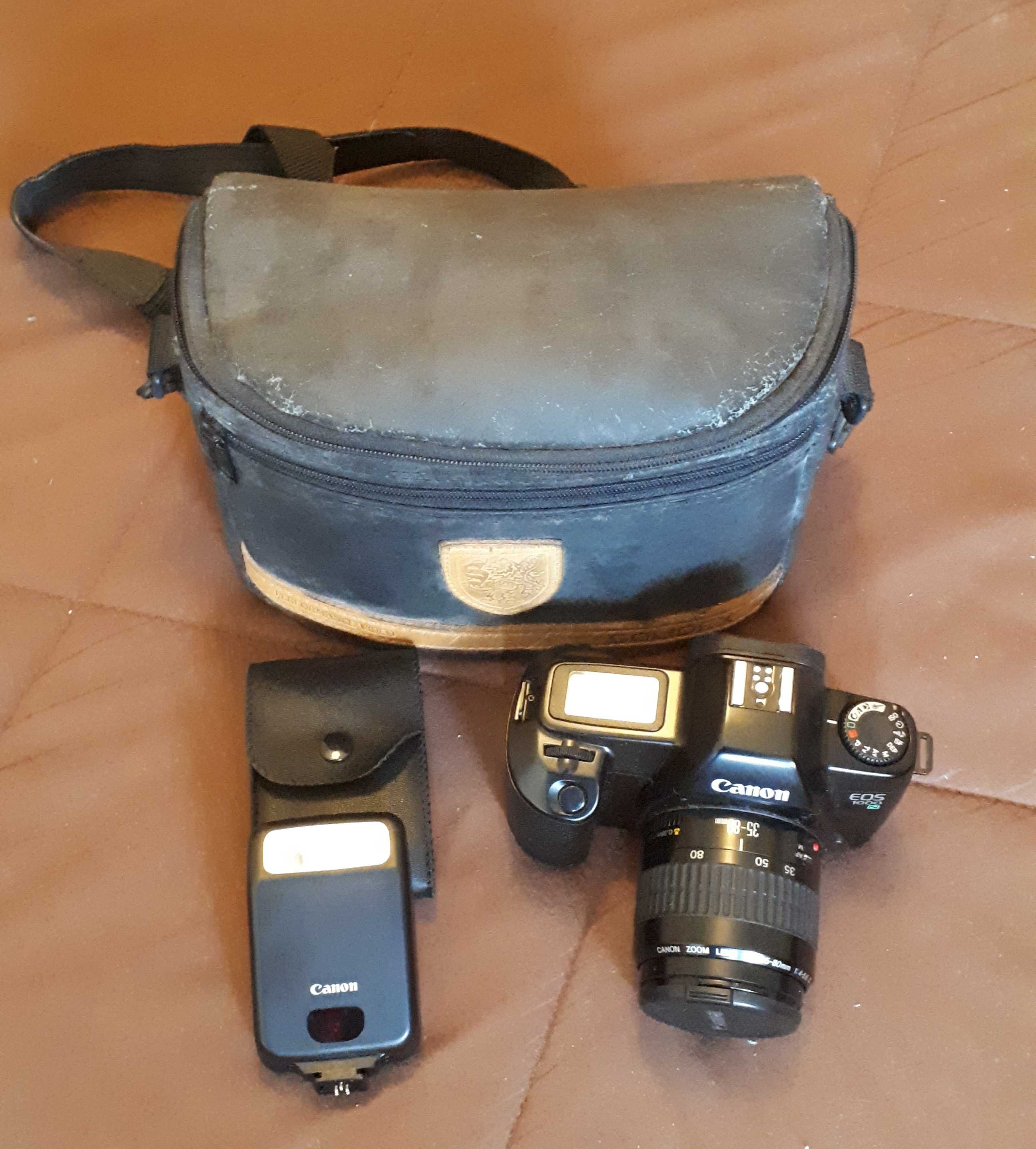 CANON EOS 1000N +Lente 35-80mm +Flash Speedlite 160E +Bolsa +2 Rolos