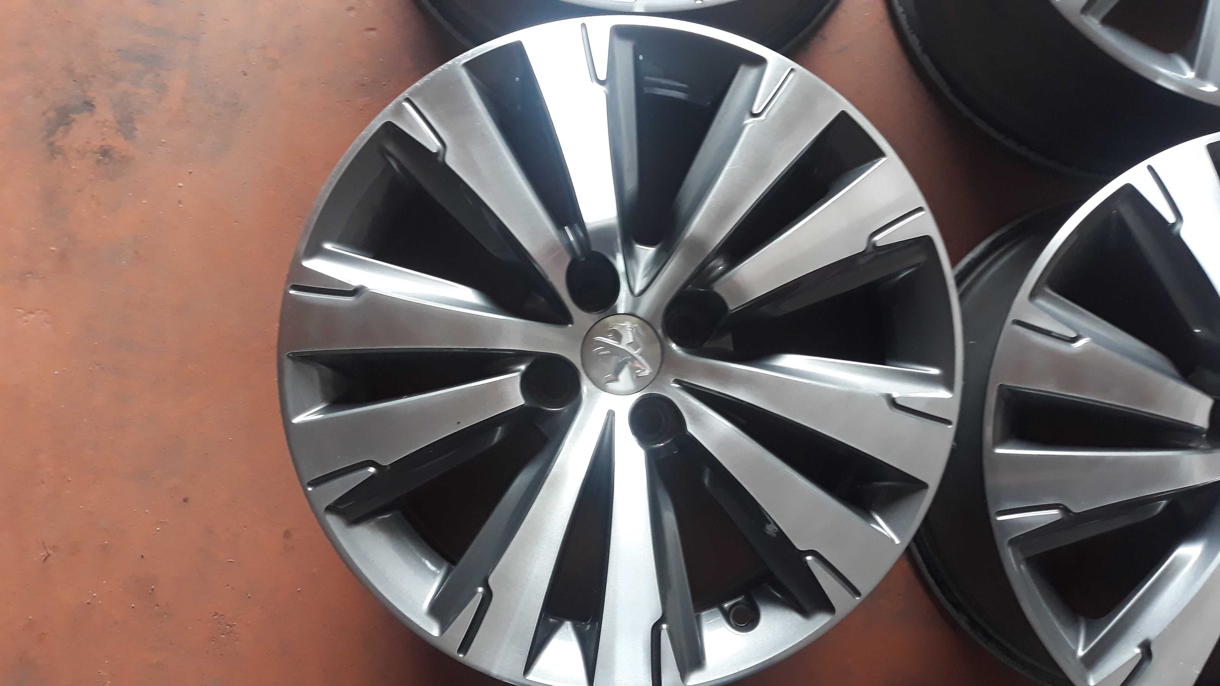 Komplet Alufelg 17" 4x108 Oryginał Peugeot. Śliczne. Zamiana.