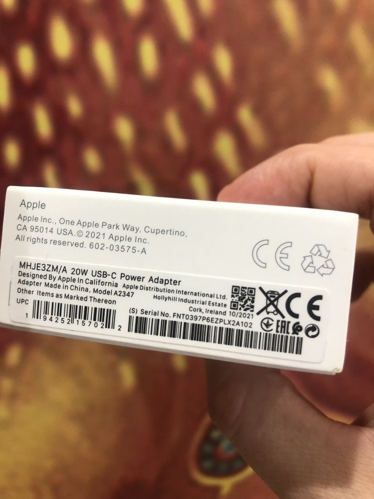 Блок 20 ват  Швидка зарядка на iPhone 8 x 14max se 12 xs 11pro