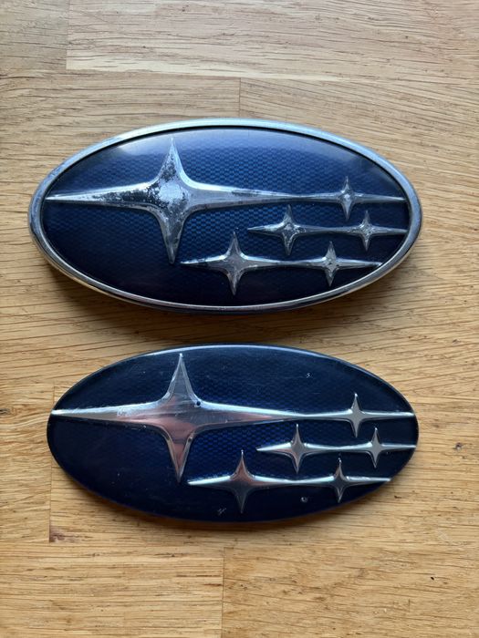 Emblemat Subaru - logo - front i tył, komplet Forester SG