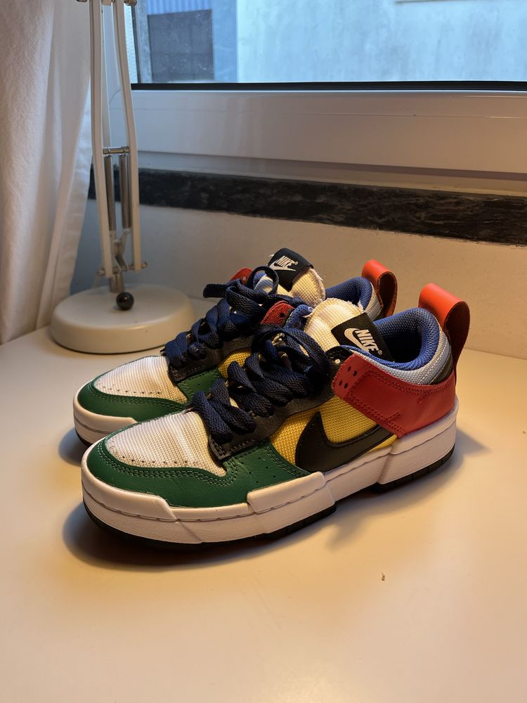 nike dunk low disrupt multicolor - 36.5