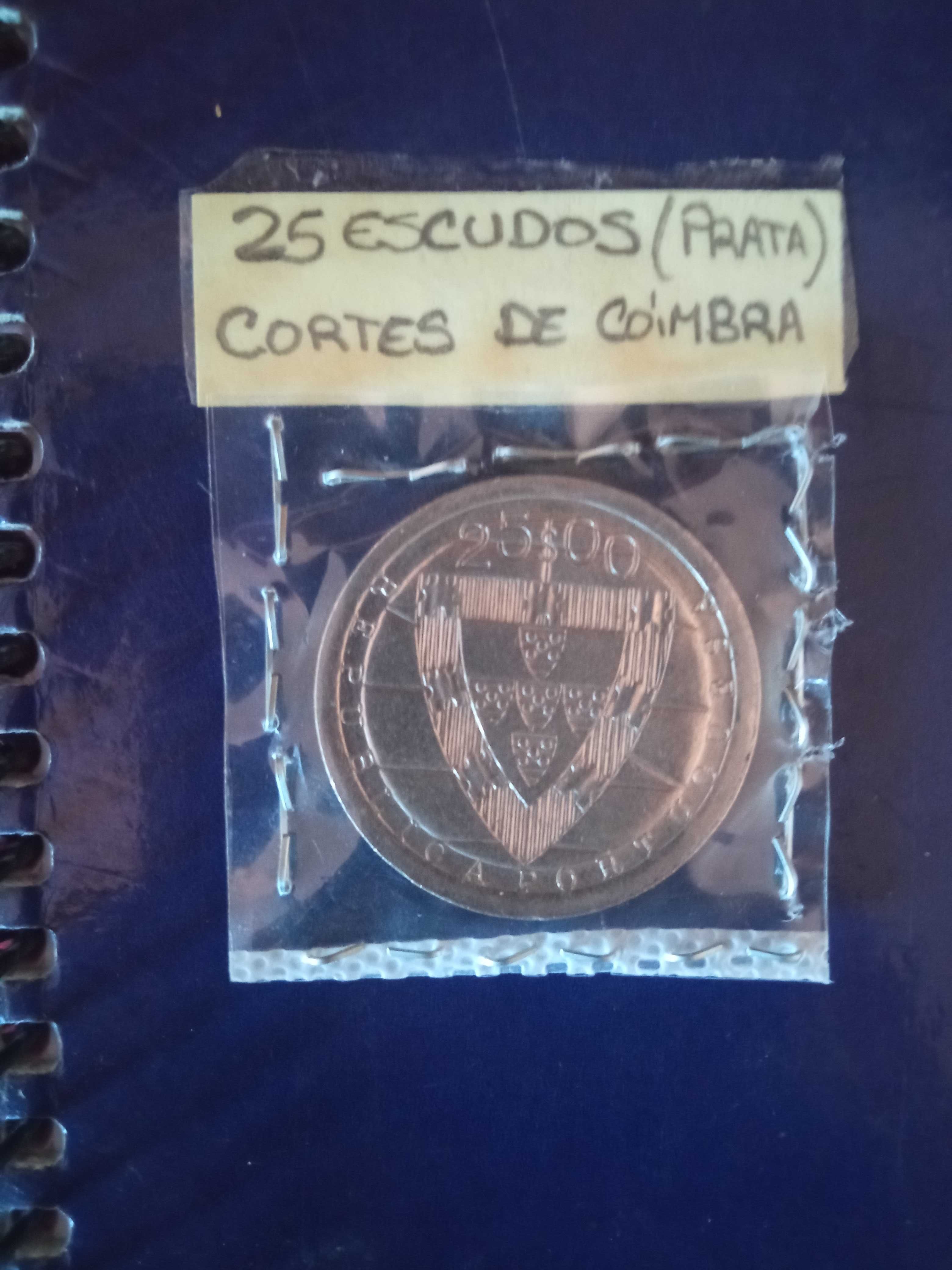 Moeda 25 Escudos Em Prata