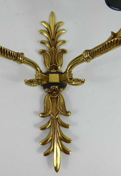 Kinkiet 1 szt. mosiądz obraz lustro EMPIRE