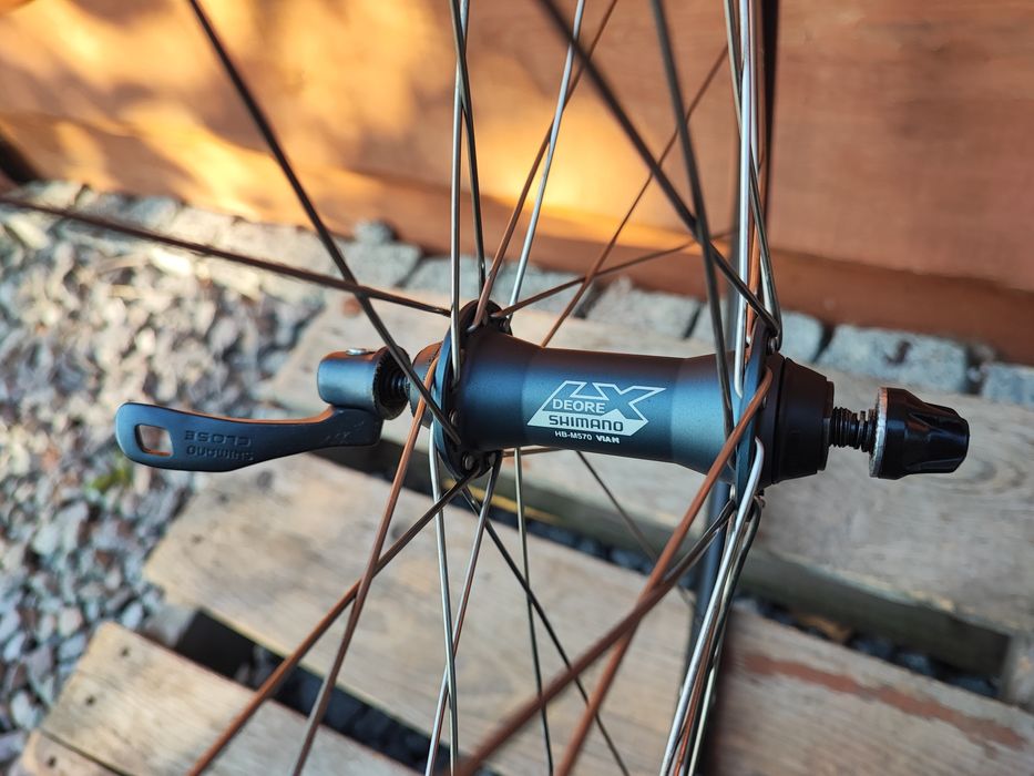 Komplet kół rowerowych Ambrosio Camel 28" Shimano Deore LX M570 Retro