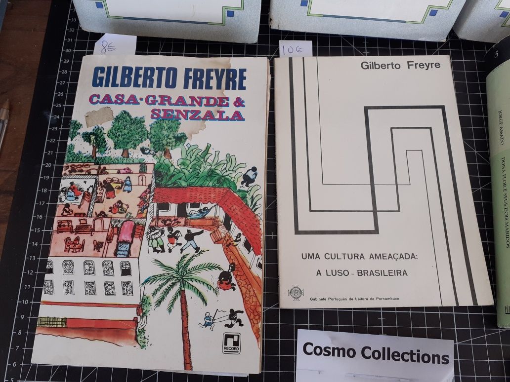 Livros Gilberto Freyre, Graciliano Ramos obras completas, Jorge Amado