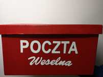 Sprzedam pudełko Poczta Weselna