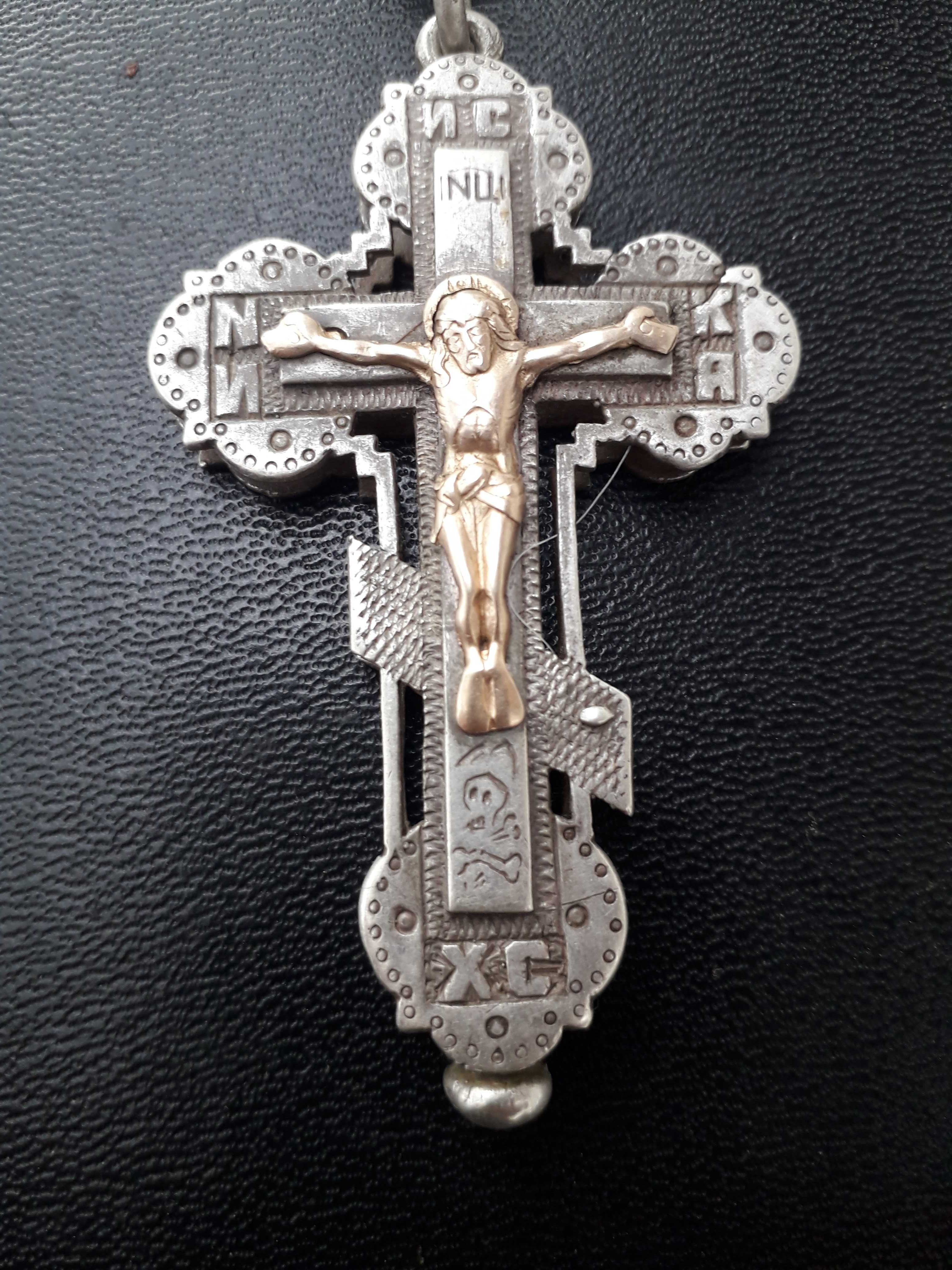 Цепура с крестом мужск. Серебро 925пр.