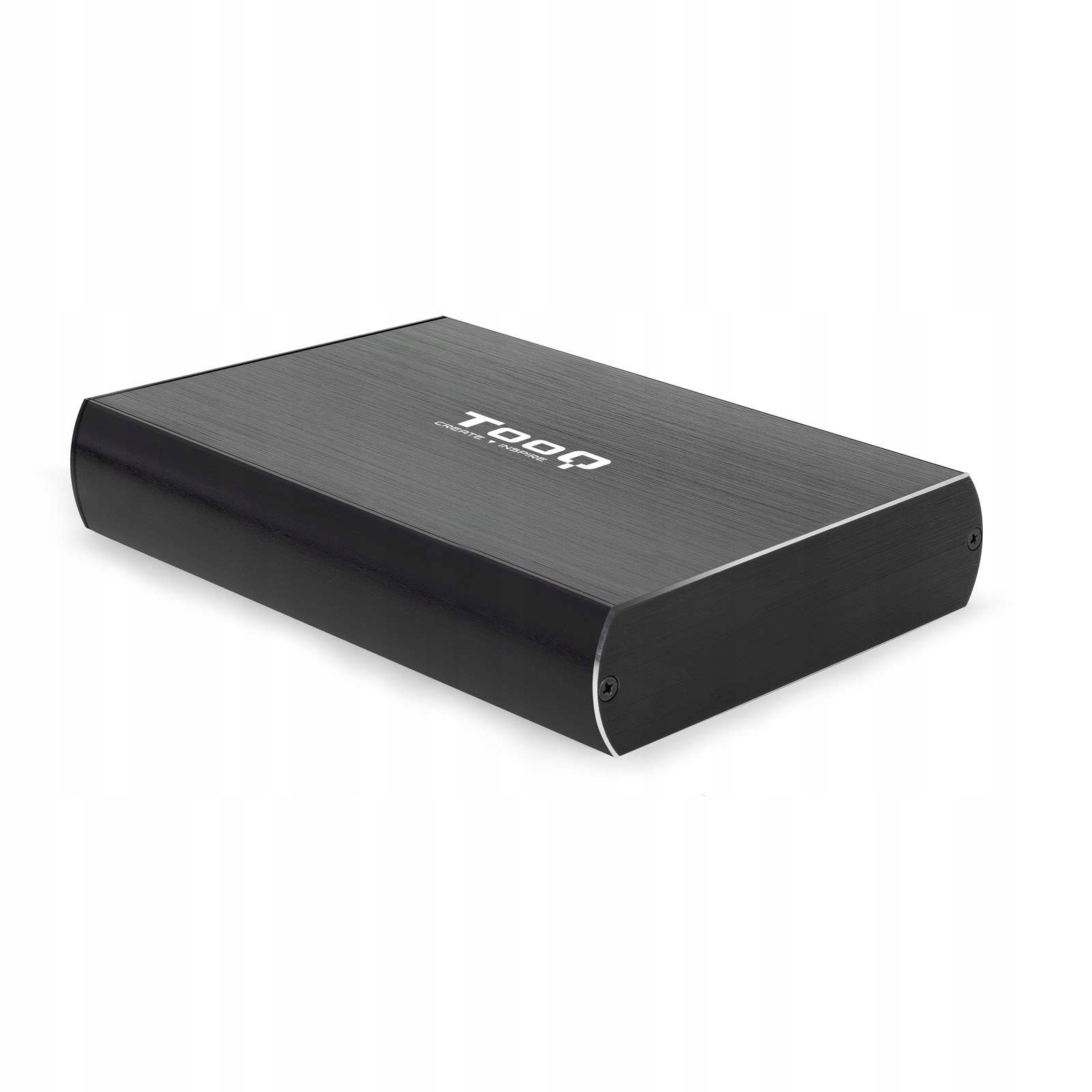 pokrowiec na dysk twardy tooq tqe-3531b usb 3.0 czarny 3,5" cali
