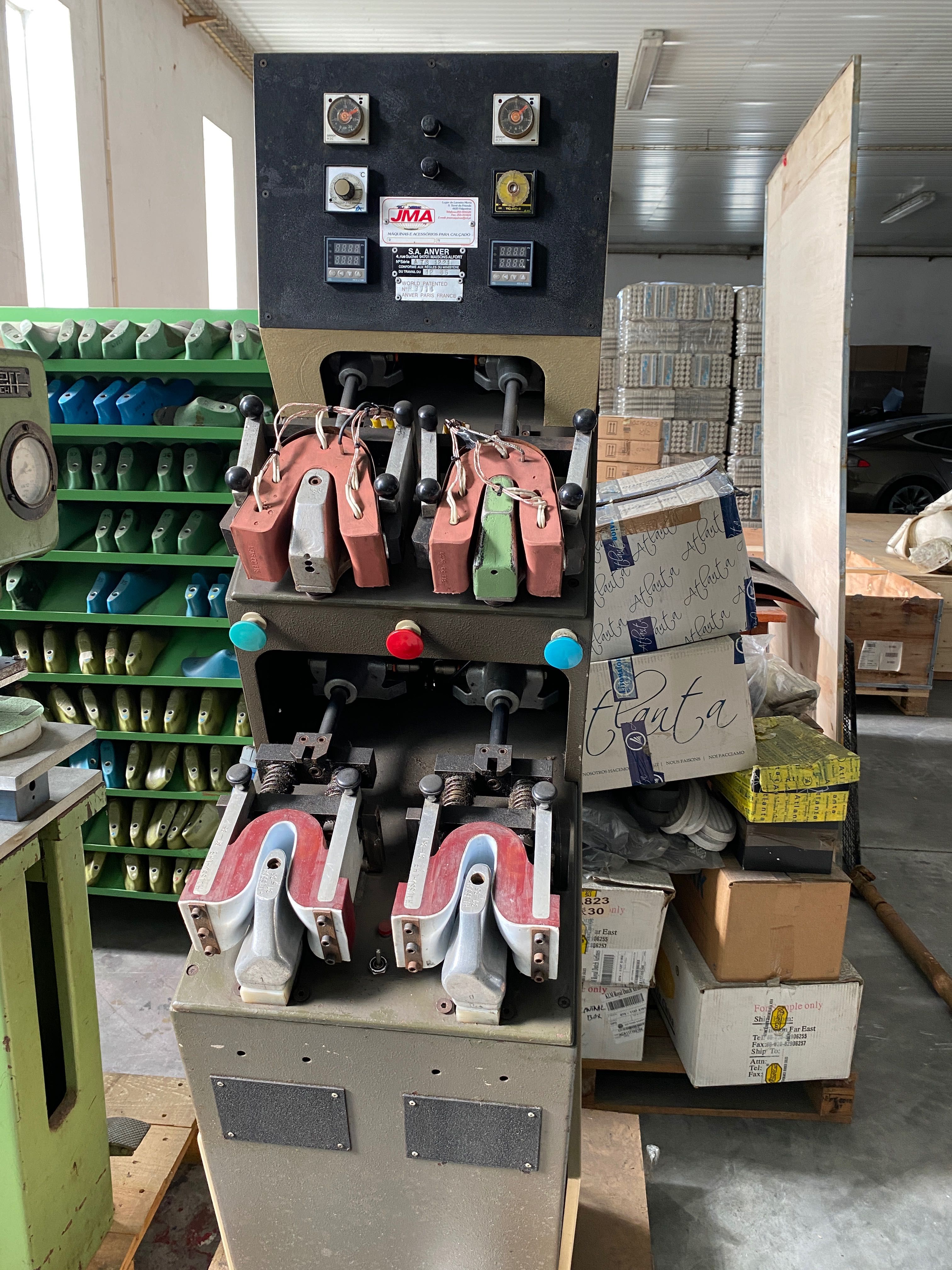 Maquina conformar Calcanheiras para Calçado