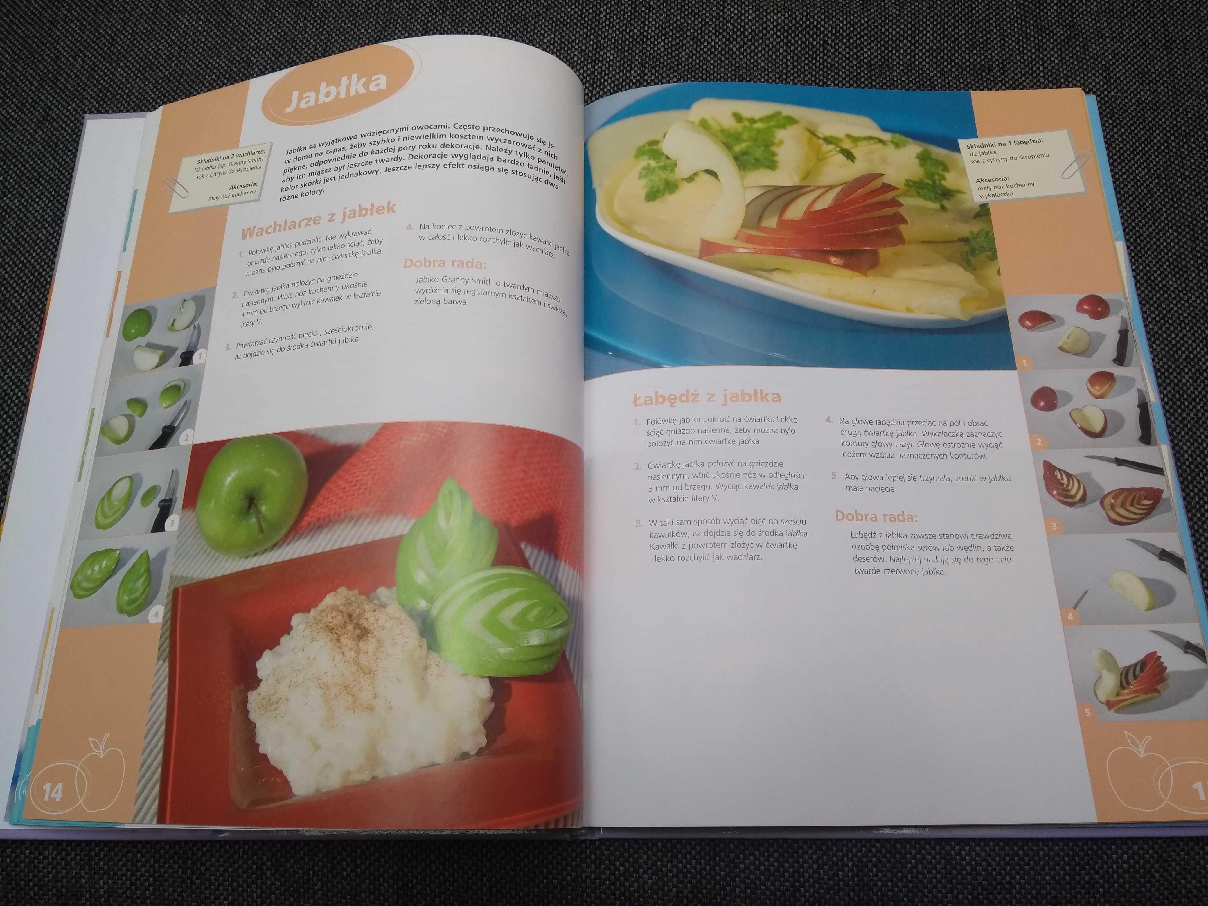 NOWA książka Dekorowanie potraw gotowanie kuchnia przepisy
