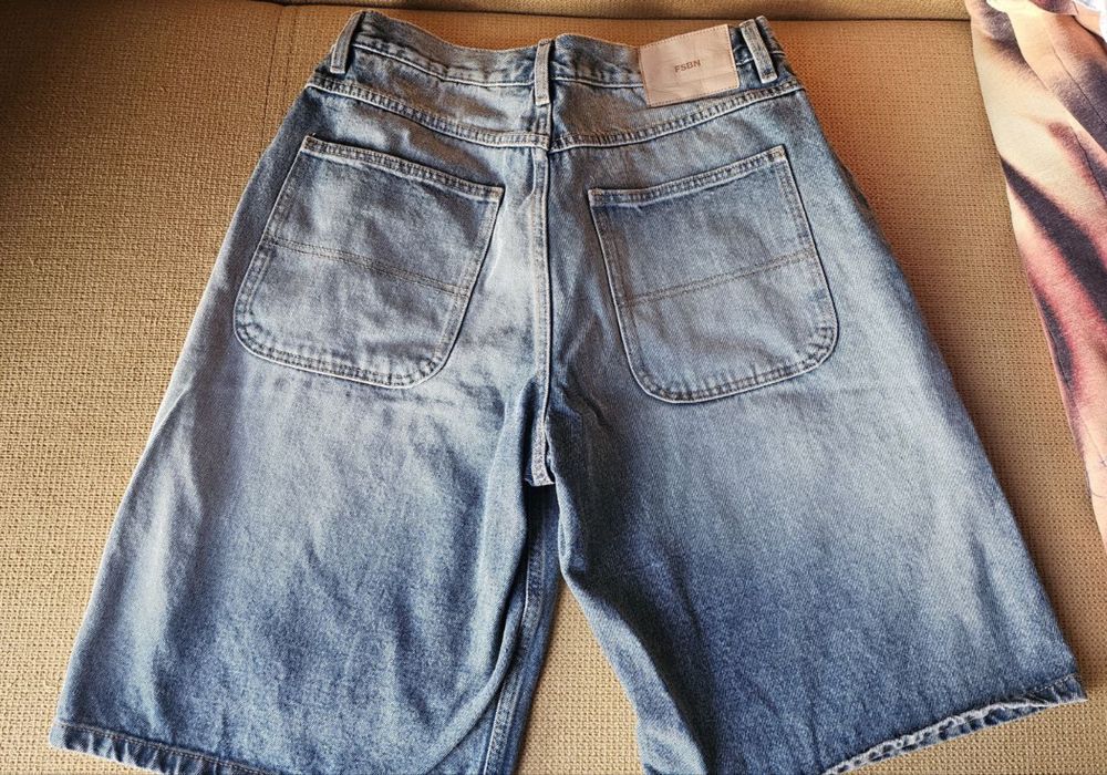 шорты джинсовые baggy