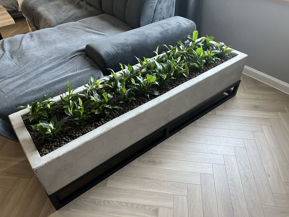 Doniczka donica betonowa duża kwietnik beton architektoniczny