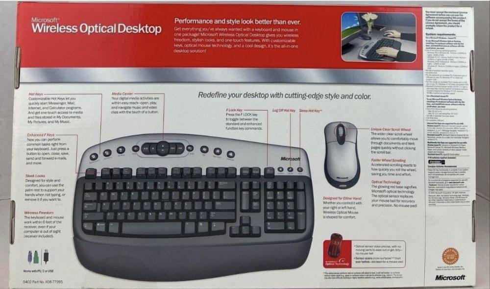 Клавиатура Wireless Optical Desktop