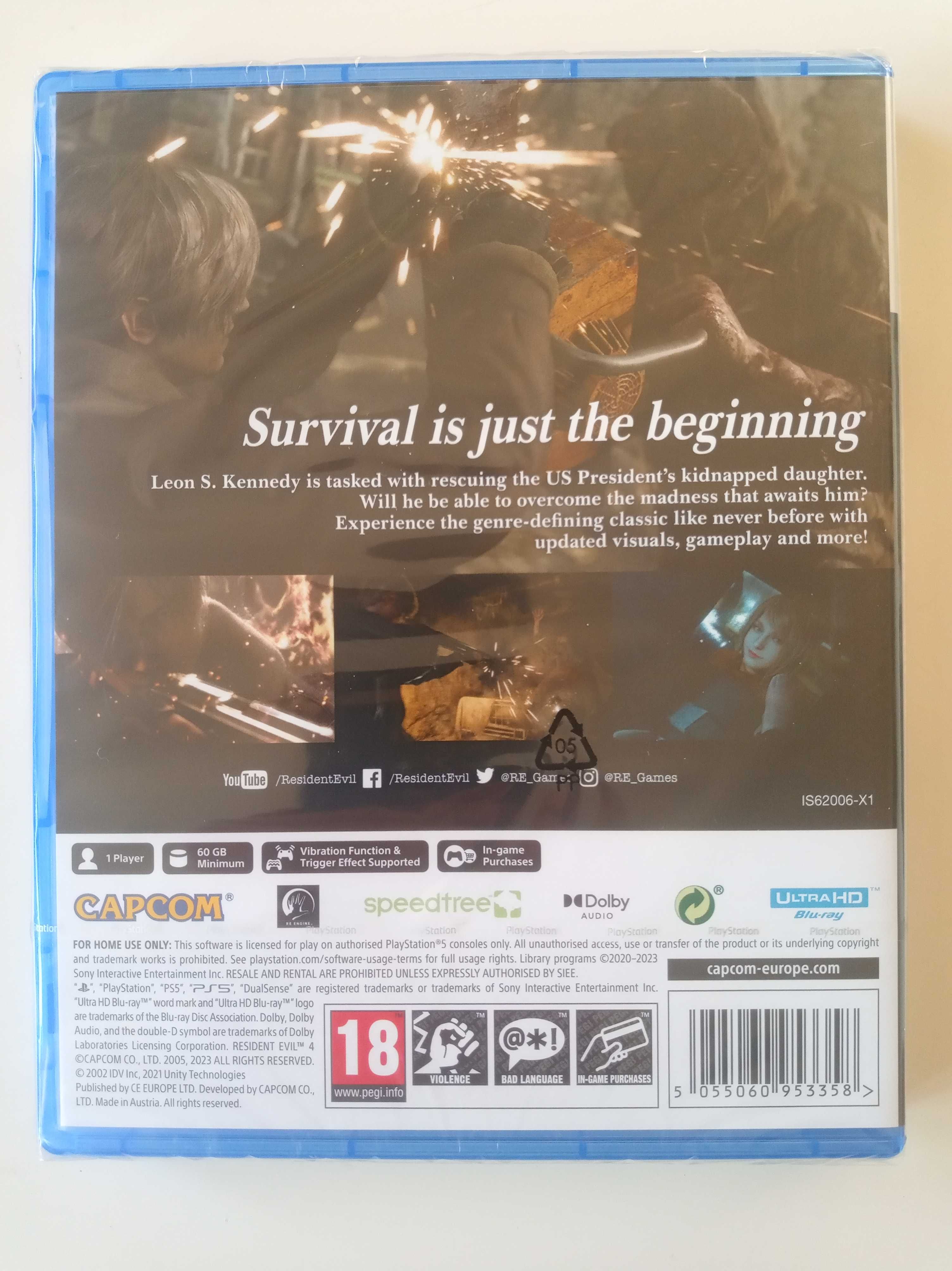 Resident Evil 4 Remake PS5 PlayStation 5 NOWA