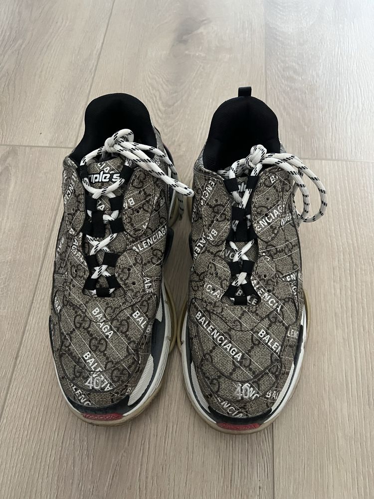Buty Balenciaga x Gucci triple s limited edition unisex