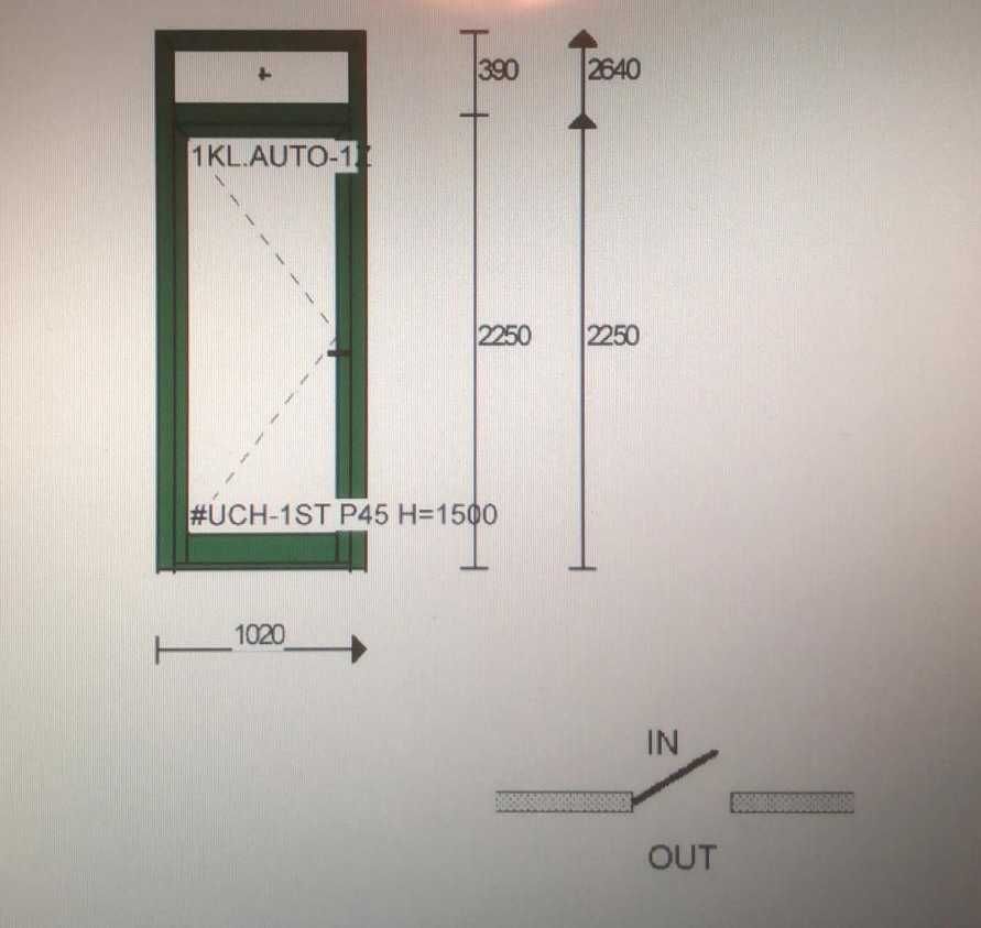Nowe Drzwi Wejściowe aluminiowe 225x102cm świetlik 39 Polski producent