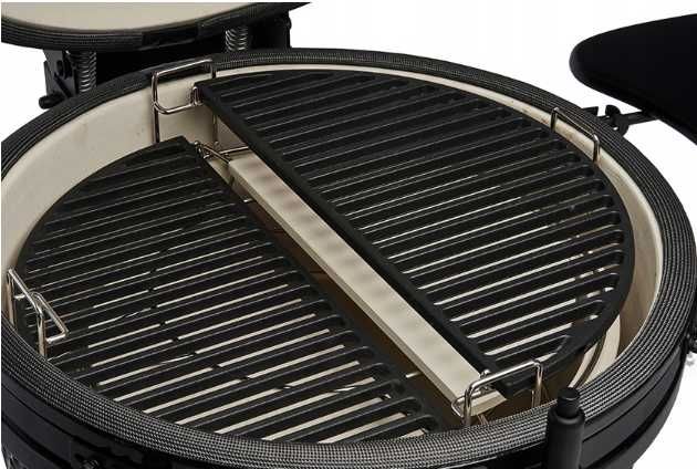 KOLER Grill Ceramiczny Węglowy Kamado EG21 ogrodowy z wózkiem