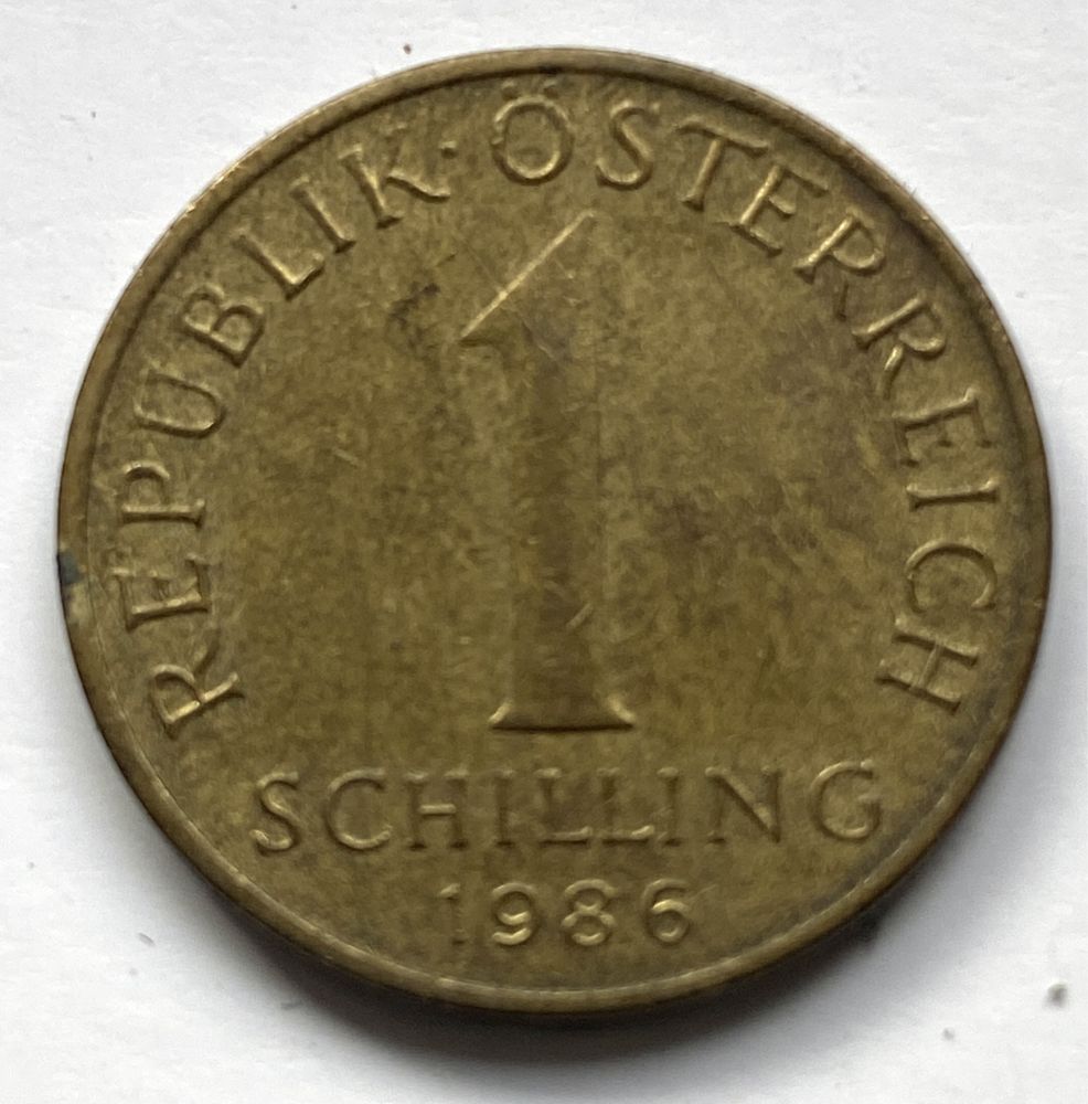 Moneta Austria - 1 Szyling Schilling 1986