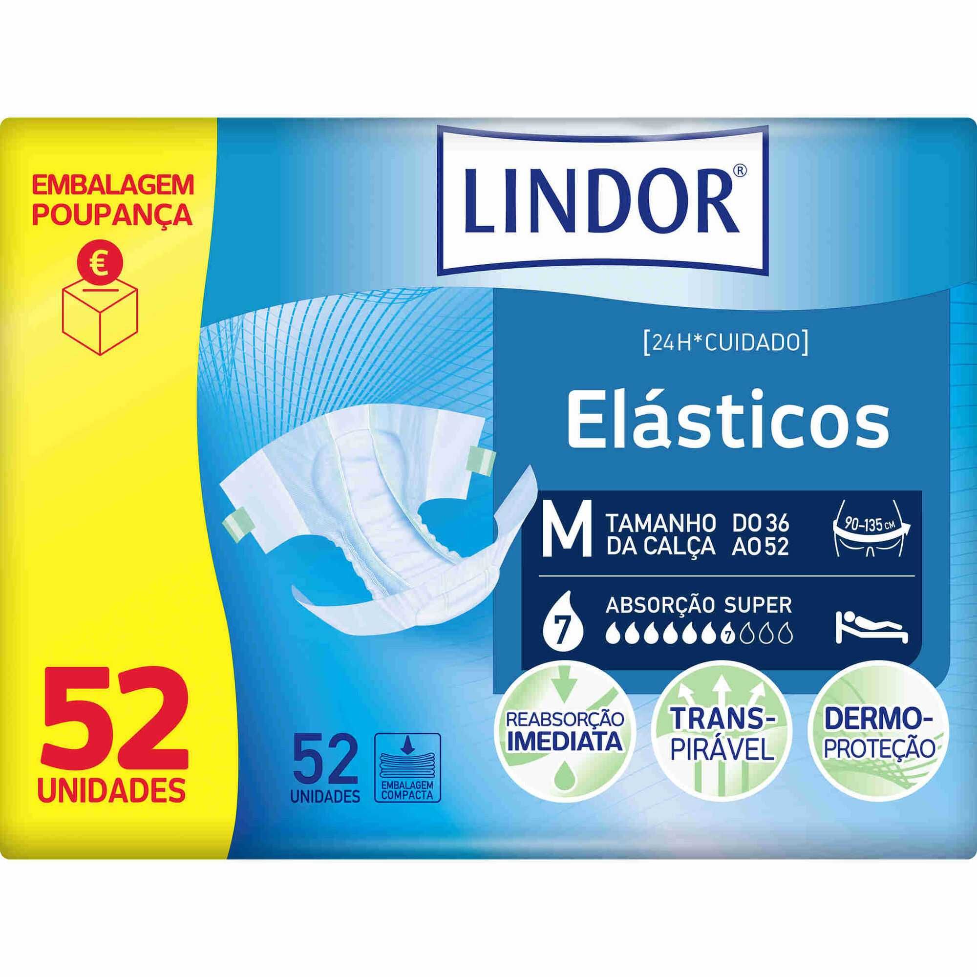 Fraldas Incontinência Elásticos Air Dry Dermo Super M