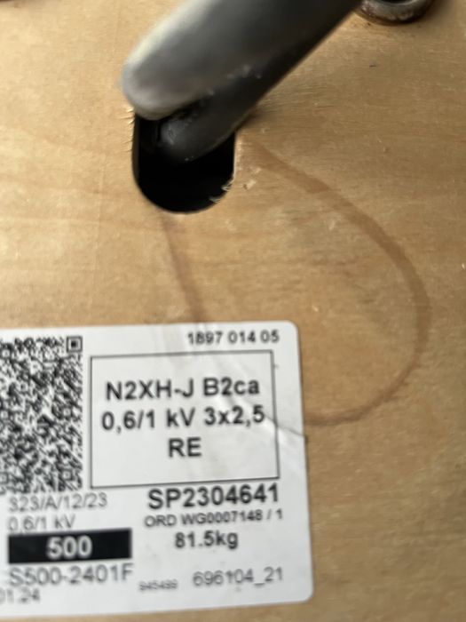 Przewód N2XH-J 3x2,5 300 m