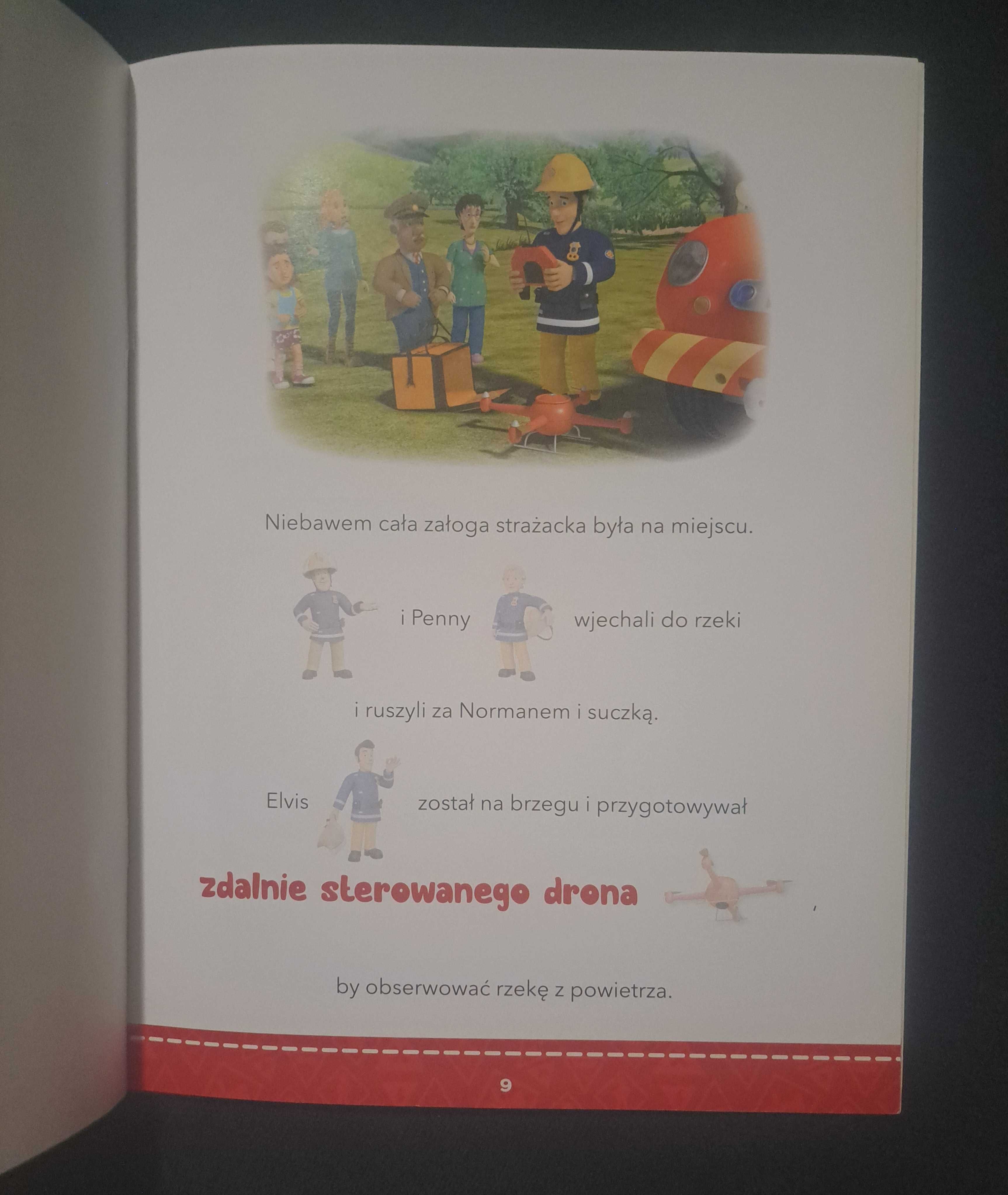 Książka Czytanki naklejanki. Katastrofa pod psem. Strażak Sam