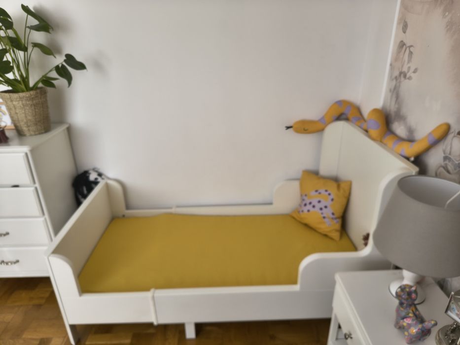 Łóżko rozsuwane Ikea Busunge 80x200