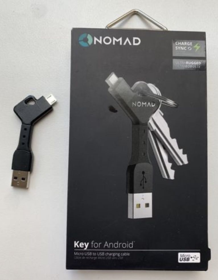 Nomad брелок зарядка  для Android Micro USB - USB кабель