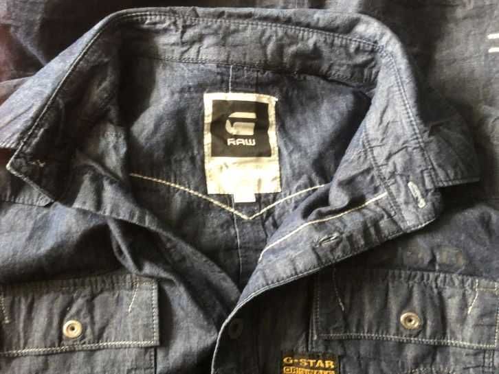 G-STAR RAW NEW MIDNIGHT FRONT roz.M koszula męska jeansowa jak nowa