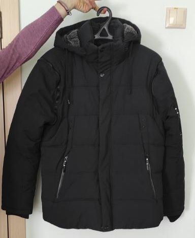 Куртка зимова, чоловіча з відстібними рукавами