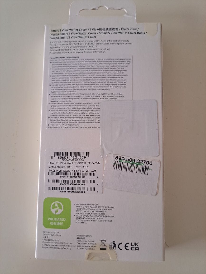 Capa S view Wallet para Galaxy A53